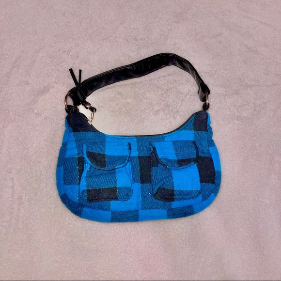 Y2k Plaid Mini Bag - Picture 2 of 3
